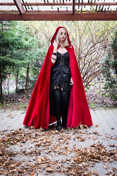 Fantasy Inspired Hooded Cloak Ending At The Ankle Level Is An Elegant Garment For Many Occasions