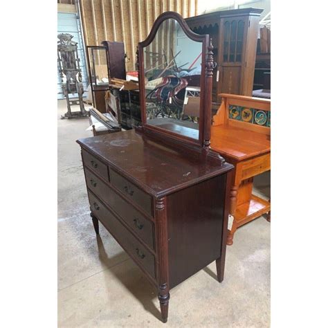 Maybe you would like to learn more about one of these? Antique Mahogany Bedroom Dresser With Mirror | Chairish