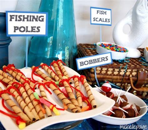 One Fish Two Fish Themed Party Appetizers Fishing Theme Party
