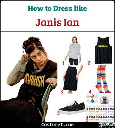 Janis Ian Damian Mean Girls Costume For Cosplay Halloween
