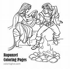 A Tangled Adventure Dive Into The Enchanted Realm Of Rapunzel Coloring