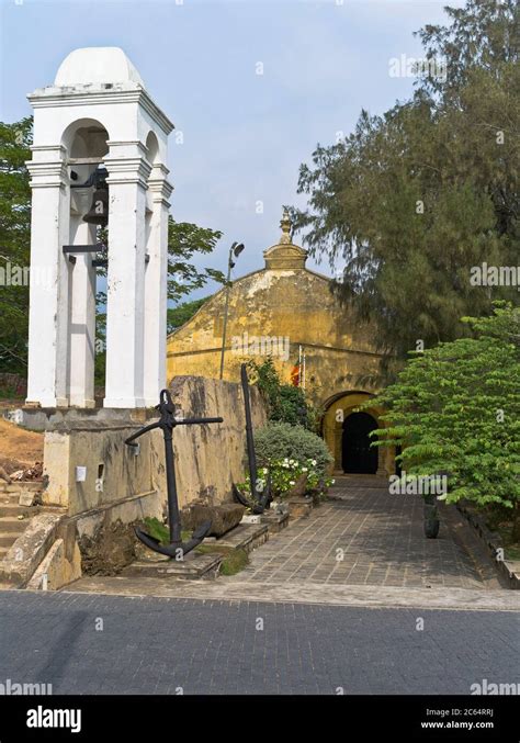 Dh National Maritime Archaeology Galle Fort Sri Lanka Museum Entrance Old Bell Tower Belfry