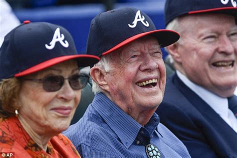 Rosalynn smith served as the as the first lady of the united states from 1977 to 1981. Jimmy Carter and his wife Rosalynn share a smooch on the Kiss Cam at Atlanta Braves baseball ...