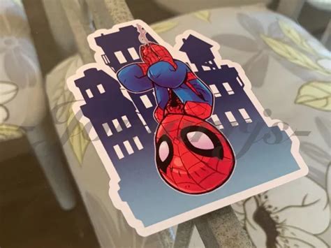 Spiderman Anime Spider Man Chibi Custom Sticker Decal Sign Manga