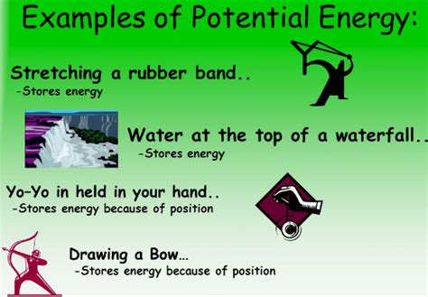 For example, the heavy ball of a demolition machine is storing energy when it is held at an. What are some Examples of Potential Energy?