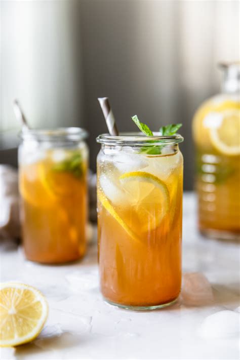Homemade Lemon Ice Tea Delight Fuel Recipe Ice Lemon Tea Iced