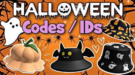 100 Halloween Accessory Codesids For Brookhaven And Bloxburg 🎃🍂 ~new