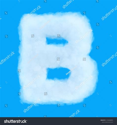 Puffy Cloud Font Set Letters Numbers Stock Photo 1250868895 Shutterstock