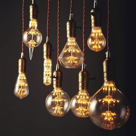 2w E14 Decorative Led Flame Bulb Vintage Retro Edison Fairy Light