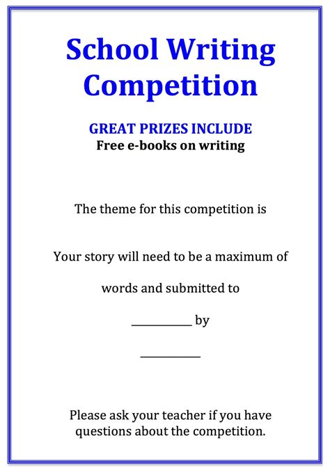 Student Essay Writing Competition Winning Essay Contests A Step By