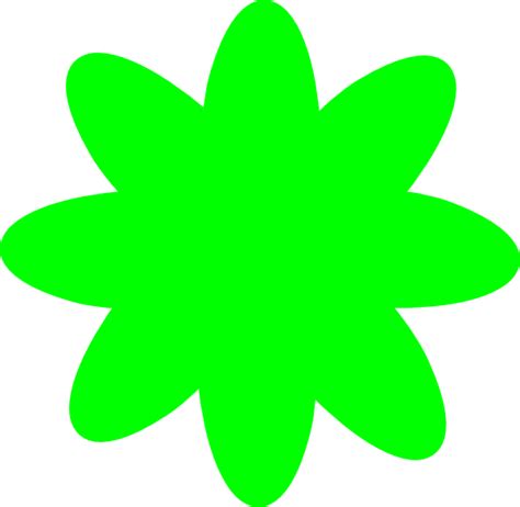 Lime Green Flower Clip Art At Vector Clip Art