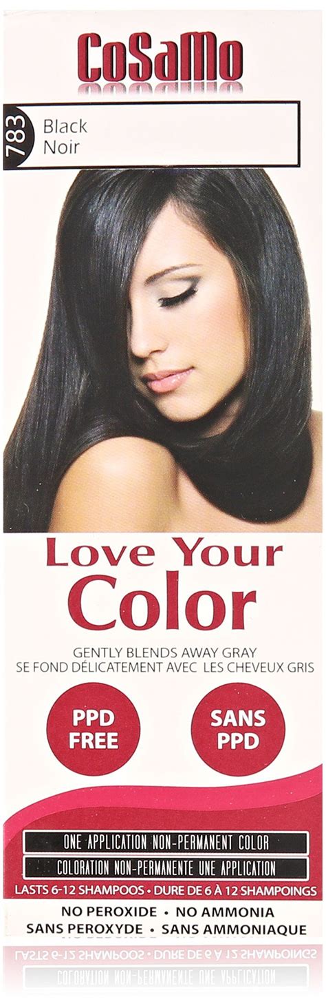 If you hear of a lice outbreak: Love Your Color Cosamo Non Permanent Hair Color, Black ...