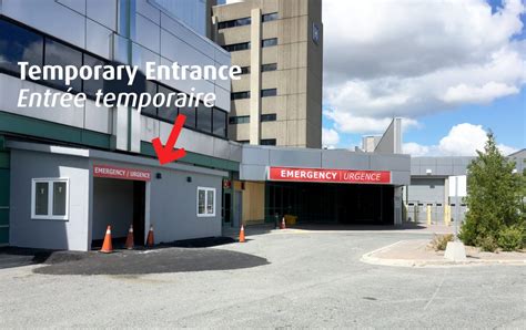 Change To Emergency Department Entrance At Health Sciences North My