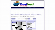 boatloadpuzzles.com - Free Online Crossword Puzzles - Boatload Puzzles