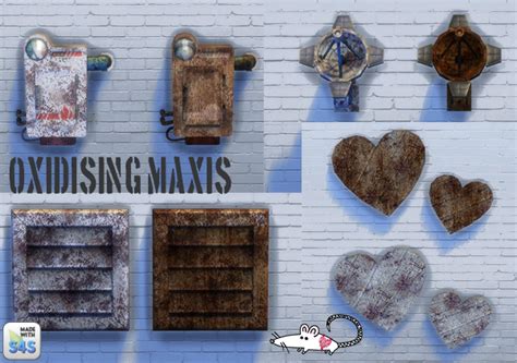 My Sims 4 Blog Rusty Objects Recolors By Loveratsims4