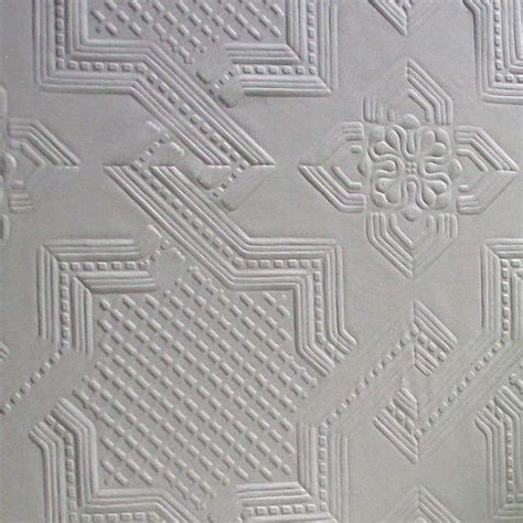 Anaglypta Seymour Paintable Supaglypta White And Off White Wallpaper