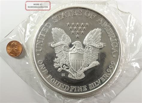 Walking Liberty 1992 Washington 1 Pound 999 Silver Coin Bullion 14 58