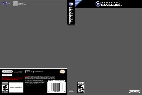 Gamecube Cover Template By Etschannel On Deviantart