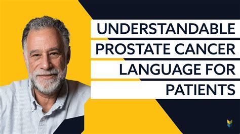 Understanding Prostate Cancer Terms Joel Nowak Pcri Youtube