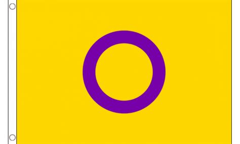 Intersex Yellowpurple Pride Flag Medium Mrflag