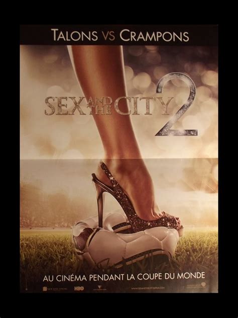 Affiche Du Film Sex And The City Ii Motif Talons Vs Crampons