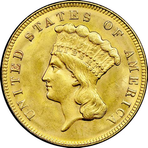 1874 3 Ms Three Dollar Gold Ngc