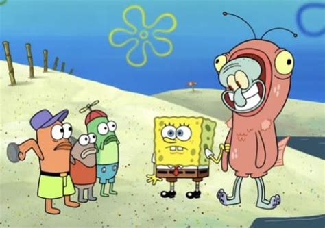 So They Reanimated The Squidward In A Salmon Suit Scene Eh Heres A