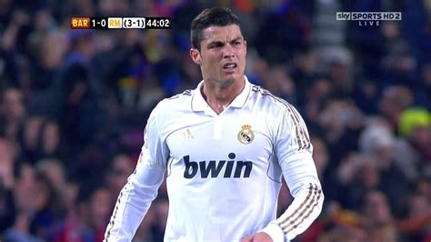 Cristiano Ronaldo Vs Fc Barcelona Away Hd 1080i 25012012 Youtube