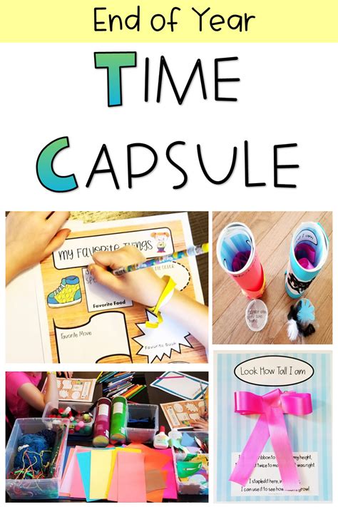 End Of Year And Summer Activities In 2021 Time Capsule Kids