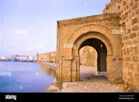 Old City Wall In The Port Bizerte Tunisia Stock Photo Alamy
