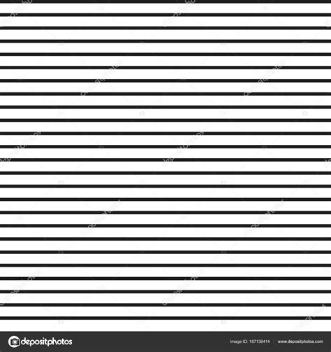 Horizontal Parallel Straight Lines Stripes Vector Seamless Pattern