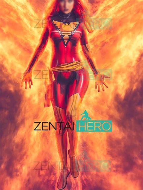 3d Printting Female X Men Dark Phoenix Superhero Costume New Jean Grey