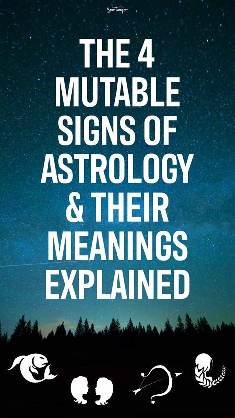 The 4 Mutable Signs Of Astrology And Their Meanings Explained Astrology