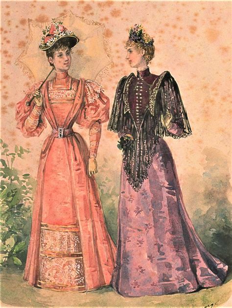 La Mode Illustree 1893 Fashion Illustration Vintage Victorian