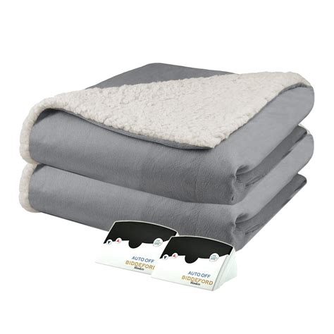 How to wash sherpa heated blanket. Biddeford Micro Mink and Sherpa Electric Heated Blanket ...