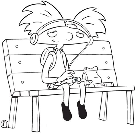 Coloring Page Hey Arnold Coloring Pages 1