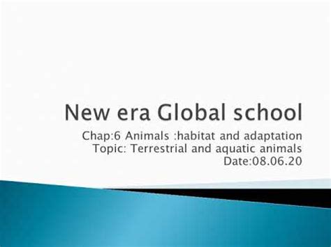 Maybe you would like to learn more about one of these? Std 5 EVS chap 6 Animals:habitat and adaptation topic ...