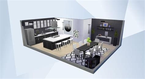 ¡mira Esta Habitación En La Galería De Los Sims 4 This Is My Modern