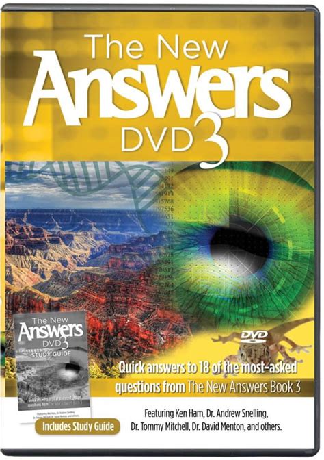 The New Answers Dvd 3 Dvd Answers In Genesis