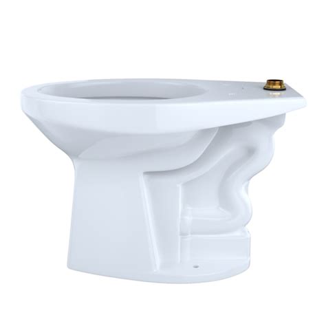 Toto Cotton White Elongated Standard Height Commercial Toilet Bowl 10