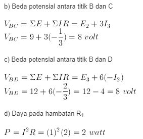 Jika saklar s ditutup, tentukan besarnya daya pada ! Contoh Soal Hukum Kirchoff Tentang Loop Beserta Jawabannya ...