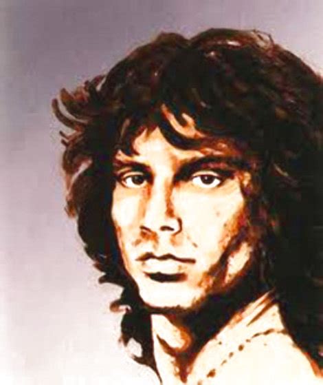 Jim Morrison 1991 Screenprint 26x21 By Ronnie Wood Rolling Stones