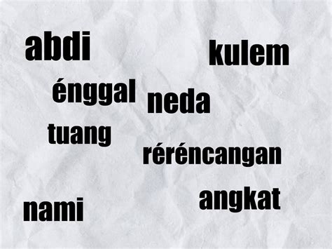 Kalimat Bahasa Sunda Dan Artinya IsMedia