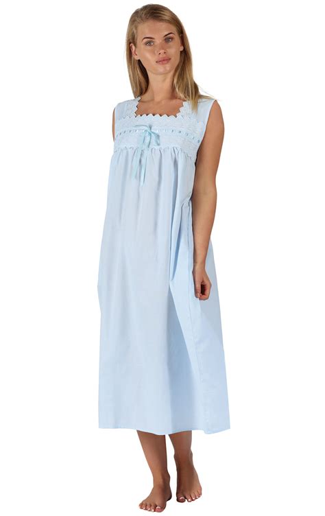 Sleeveless Vintage Nightgown For Women 100 Percent Cotton Nightgowns The 1 For U