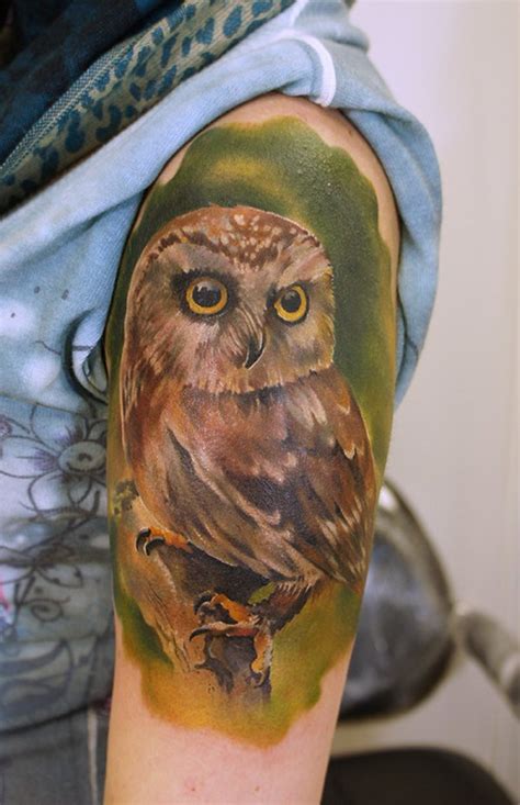 Realistic Owl Tattoo Designs