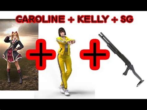 Habilidade, dicas e ficha técnica da personagem. Caroline + Kelly + Shotgun/Spass 12 Free Fire Battleground ...