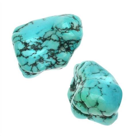 Dyed Magnesite Gemstone Beads Nuggets Mm Pieces Turquoise
