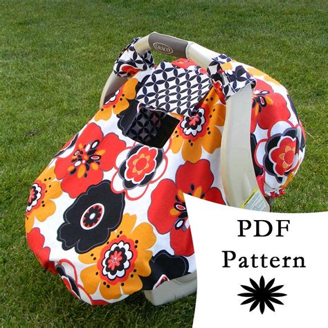 Free Sewing Pattern For A Baby Car Seat Cover Velcromag
