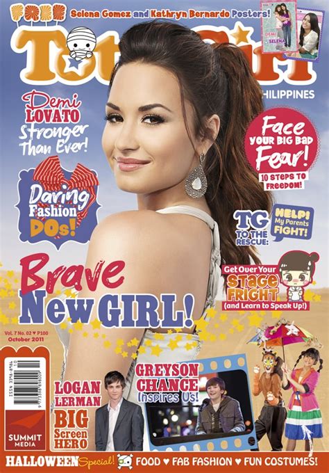 ★startriga Demi Lovato Total Girl Philippines Magazine October 2011 Issue Cover