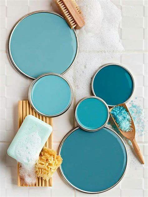Pin By Viễn Dạ On Blueandgreen Teal Paint Blue Paint Colors Room Colors